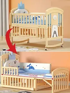 Patented Multifunctional Baby Crib, Baby Cot,