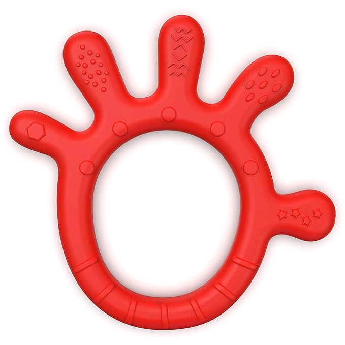 Palm Shape Finger Teether