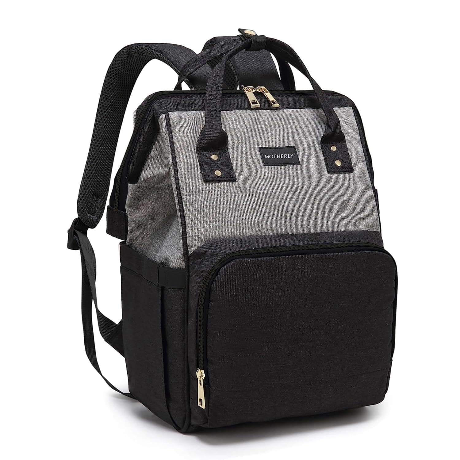 Motherly Crown Dual Tone Diaper Backpack for Mothers