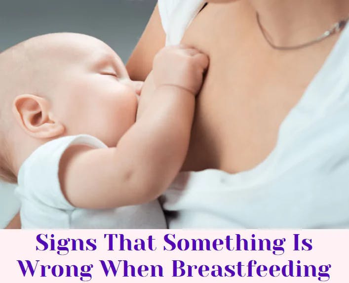 This blog post discusses common signs that something is wrong during breastfeeding, such as nipple pain, engorgement, low milk supply, and mastitis. It also provides tips for addressing these issues and seeking help from lactation consultants and other healthcare professionals.