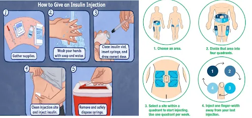 Administering Insulin Injections for Children with Type 1 Diabetes